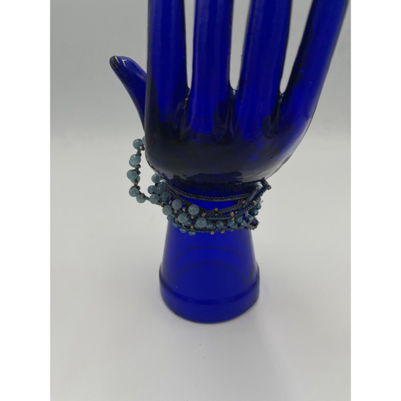 Chan Luu 925 Green Aventurine Beaded Braided Boho Hippie Wrap Necklace/Bracelet - Picture 4 of 8